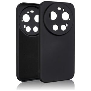 Beline Silicone Dėklas Xiaomi 17 Ultra juodos spalvos