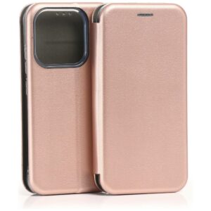 Beline Book Magnetic Dėklas Xiaomi 17 — Rose Gold