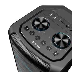 Denver BPS-352 Nešiojamasis arba vakarėlių garsiakalbis Nešiojamas stereo garsiakalbis Juoda 300 W - Image 3