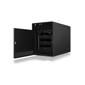 ICY BOX IB-3740-C31 HDD / SSD aptvaras Juoda 2.5/3.5" - Image 2