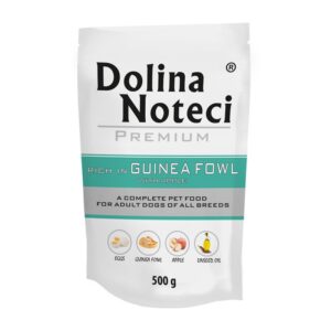 DOLINA NOTECI Premium Rich in guinea fowl with apple - drėgnas ėdalas šunims - 500g