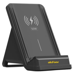Ulefone WCS01 mobiliojo įrenginio kroviklis Išmanusis telefonas Juoda USB Belaidis įkrovimas Spartusis įkrovimas Vidaus - Image 1