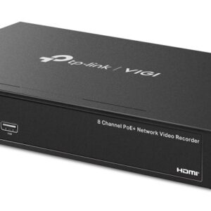TP-Link VIGI NVR1008H-8P Juoda - Image 3
