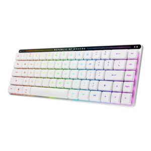 ASUS ROG Falchion RX Low Profile klaviatūra Žaidimams USB + RF Wireless + Bluetooth QWERTZ Balta - Image 1