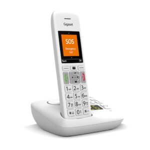 Gigaset E390A DECT telefonas Skambintojo ID Balta