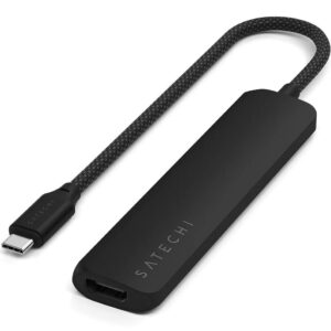 Satechi ST-P6SK sąsajos šakotuvas C tipo USB 10000 Mbit/ai Juoda
