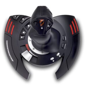 Thrustmaster T.Flight Stick X Juoda, Raudona, Sidabras USB Vairalazdė Analogas PC, Playstation 3 - Image 2