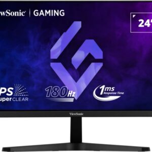 Viewsonic VX24G1-HD kompiuterio monitorius 61 cm (24") 1920 x 1080 pikseliai „Full HD“ LED Juoda