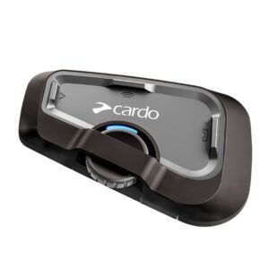 Cardo FRC4X003 laisvų rankų įranga motociklininkams 4 kanalai 1200 m Juoda