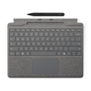 Microsoft Surface Pro Keyboard with Slim Pen for Business QWERTZ Vokiečių Microsoft Cover port Platina
