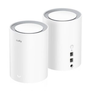 Cudy M1800 2-pack Dviguba juosta (2,4 GHz / 5 GHz) Wi-Fi 6 (802.11ax) Balta 1 Vidinis - Image 3