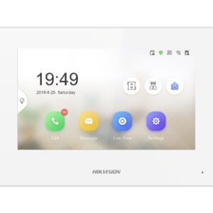 Hikvision DS-KH6320-WTE1-W vaizdo telefonspynės sistema 17,8 cm (7") Balta