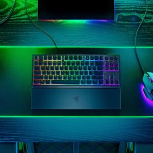 Razer Ornata V3 Tenkeyless klaviatūra Žaidimams USB QWERTZ Vokiečių Juoda - Image 3