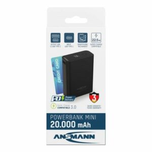 Ansmann PB222PD Ličio polimeras (LiPo) 20000 mAh Juoda - Image 2