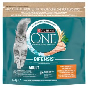 PURINA One Bifensis Adult Rich in chicken - sausas kačių maistas - 1,4kg