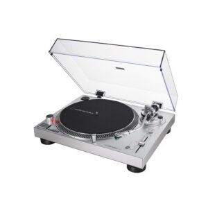 Audio-Technica AT-LP120X Tiesioginės pavaros patefonas Sidabras Rankinis - Image 1
