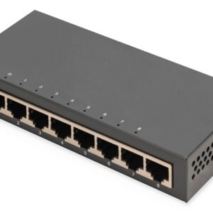 Digitus DN-80066-1 tinklo komutatorius Ne-valdomas Gigabit Ethernet (10/100/1000) Juoda - Image 1