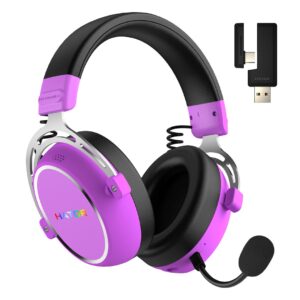 HATOR Hypergang 3 Wireless Laisvų rankų įranga Bevielis Su lankeliu Žaidimams USB Type-C / USB Type-A Bluetooth Violetinė
