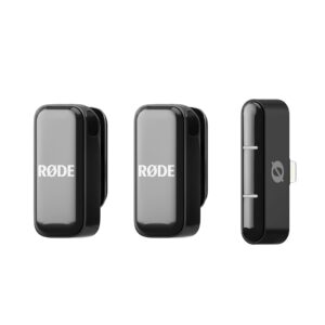 RØDE Wireless Micro - 2 kanalų skaitmeninė belaidė sistema, Lightning, juoda