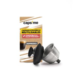 CAPSME Dolce Gusto Reusable Pod (lungo) and silicon cap x 1 - Image 1