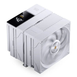 Jonsbo CC90 CPU Cooler, Dual-Tower, 130mm PWM Fan, Segment Display - Black
