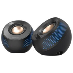Creative Computer Speakers 2.0 Pebble X juodos spalvos USB-C with RGB Backlight - Image 4