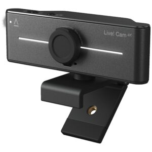 Internetinė kamera Creative 4K UHD juodos spalvos - Image 4