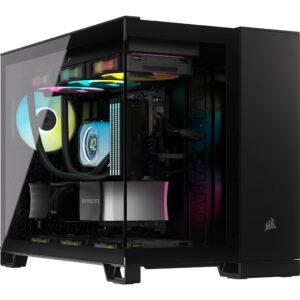 Corsair 2500X RGB „Micro Tower“ Juoda - Image 1