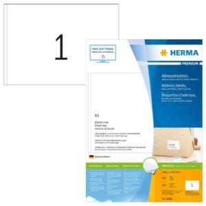 HERMA 8690 ženklinimo etiketė Balta - Image 1