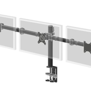 iiyama Desk Mount 68,6 cm (27") Stalas Juoda - Image 2