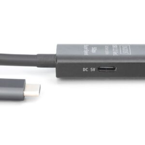 Digitus DA-73111 USB kabelis USB 3.2 Gen 1 (3.1 Gen 1) 10 m USB C USB A Juoda - Image 2