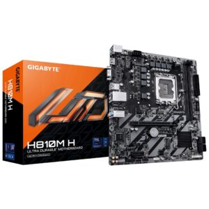 GIGABYTE H810M H pagrindinė plokštė Intel H810 LGA 1851 (Socket V1) „micro ATX“