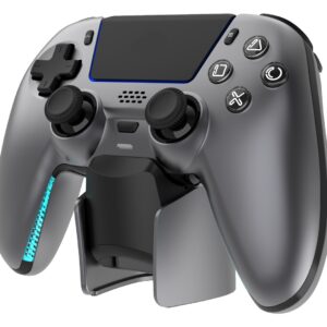 Deltaco Gaming GAM-199-STEELGRAY žaidimų valdiklis Pilka, Metalinis, Plienas Bluetooth/USB Žaidimų pultelis PlayStation 5, Android, iOS - Image 2