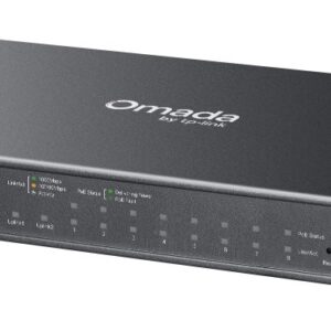 TP-Link Omada ES210GP tinklo komutatorius Valdomas L2 Gigabit Ethernet (10/100/1000) Maitinimas per Eternetą (PoE) DIN rail Juoda - Image 3