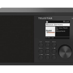 Telestar TOP 200 Nešiojama Analoginis ir skaitmeninis Juoda