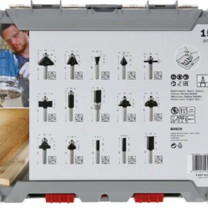 Bosch 2 607 017 471 frezerio priedas Frezos antgalių rinkinys 15 vnt - Image 3