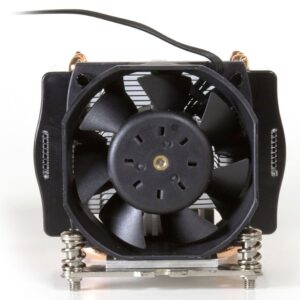 Dynatron A24 Kompiuterio aušinimo sistema Procesorius Aušintuvas 6 cm Juoda, Sidabras 1 vnt - Image 2