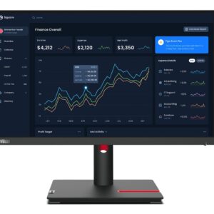 Lenovo ThinkVision T22i-30 kompiuterio monitorius 54,6 cm (21.5") 1920 x 1080 pikseliai „Full HD“ LED Juoda - Image 1