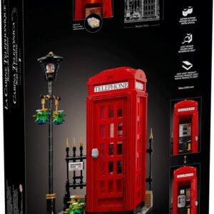 LEGO IDEAS 21347 Raudona Londono telefono būdelė - Image 2