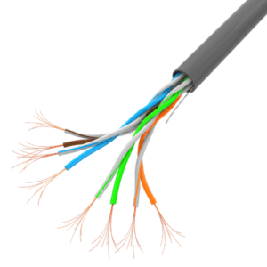 LANBERG LAN UTP KABELIS 100MB/S 305M LAIDAS CCA GELTONAS