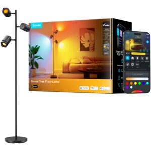 Govee Tree Floor Lamp Išmanusis grindų šviestuvas Wi-Fi/Bluetooth 72 W