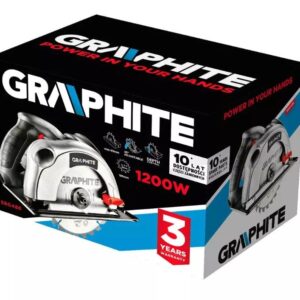 Diskinis pjūklas 1200W Graphite diskinis pjūklas 185 mm - Image 3