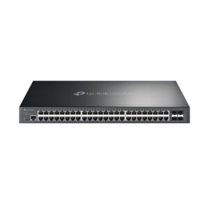 TP-Link Omada SG3452X tinklo komutatorius Valdomas L2+ Gigabit Ethernet (10/100/1000) 1U Juoda - Image 1