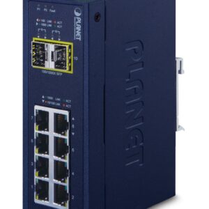 PLANET IGS-1020TF tinklo komutatorius Ne-valdomas Gigabit Ethernet (10/100/1000) Mėlyna