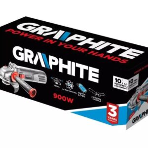 Kampinis šlifuoklis 900W Graphite 125mm diskas - Image 2