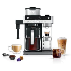 Ninja CFN802EU kavos aparatas Pusiau automatinis Lašelinis kavos aparatas 1,8 L