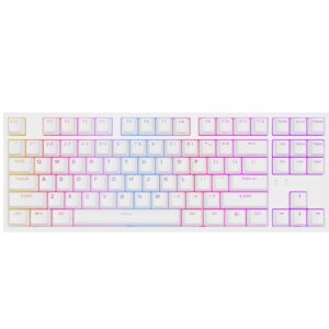 GENESIS Thor 404 TKL klaviatūra Žaidimams USB QWERTY JAV tarptautinė versija Balta - Image 2