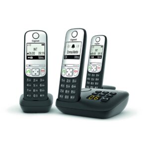 Gigaset A690A Analoginio ryšio / DECT telefonas Skambintojo ID Juoda - Image 2