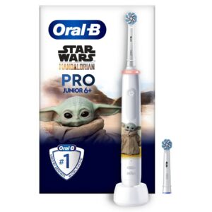 Oral-B PRO 14876674 elektrinis dantų šepetėlis Vaikiškas Besisukantis dantų šepetėlis Multi spalvos, Balta