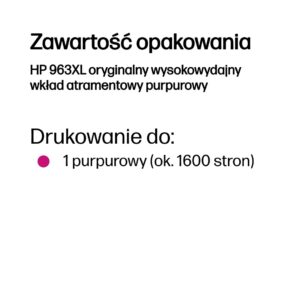 HP 963XL High Yield Magenta Original Ink Cartridge - Image 2